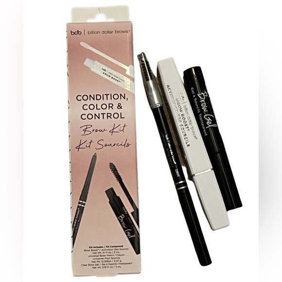Billion Dollar Brows Condition, Color & Control, 3 piece Brow Kit - Picture 2 of 3